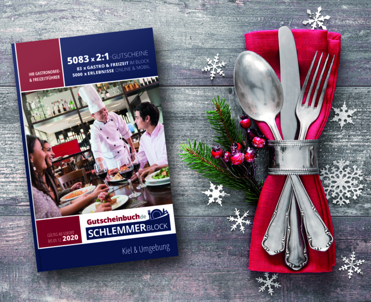 Served dinner table elegant arranged with Christmas decorations