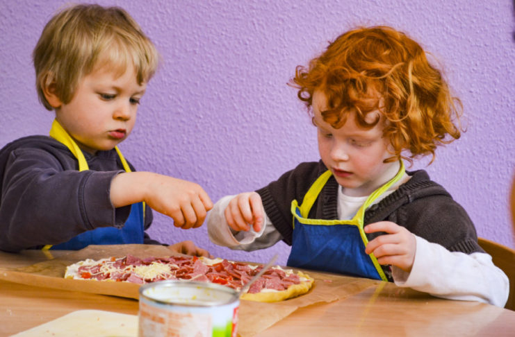 Kleine Feinschmecker in der Küche