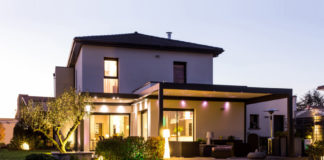 Winterfest beleuchtet