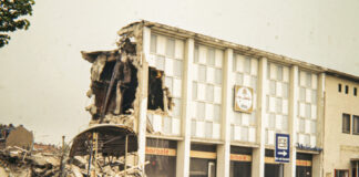 Als die Bagger alles plattmachten Abriss Waldwiese