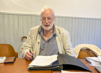 Michael Frey auf seinem Platz im Ortsbeirat