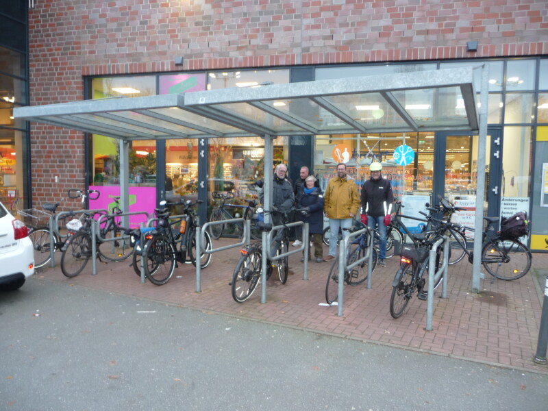 Einkaufen mit dem Fahrrad Kiellokal
