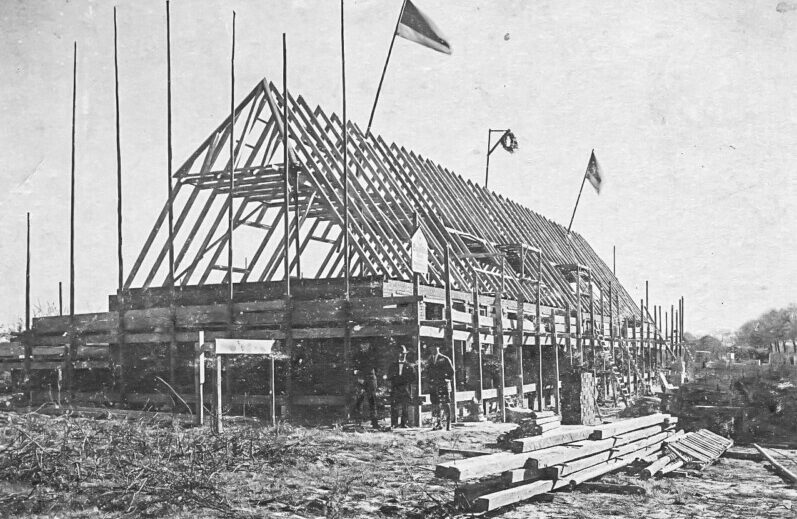 1928 Richtfest Mühlenweg