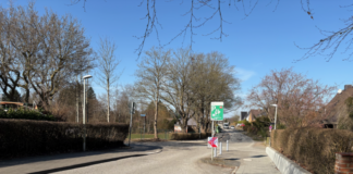 Weg zum Skatepark Wellsee