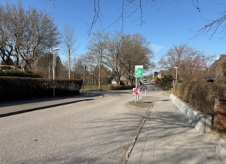 Weg zum Skatepark Wellsee
