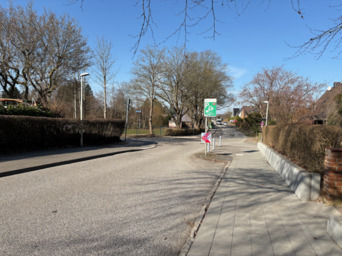 Weg zum Skatepark Wellsee