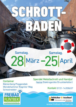 Plakat Schrottbaden 2026