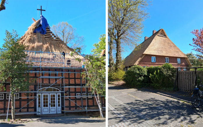 Reetdachsanierung Russee