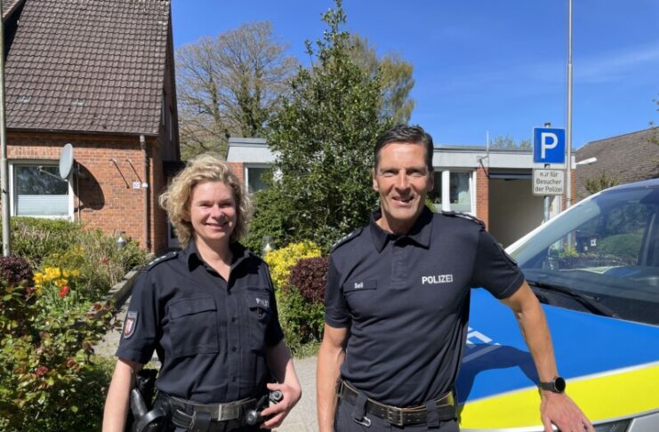 Leitungswechsel bei der Polizei in Kronshagen Polizeistation Kronshagen Leitung Wechsel 2026: Jachim Sell und Heike Simon