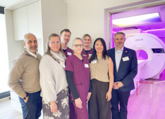 Das Beyond Imaging- Team beim Tag der offenen Tür im neuen Kieler Diagnostikzentrum