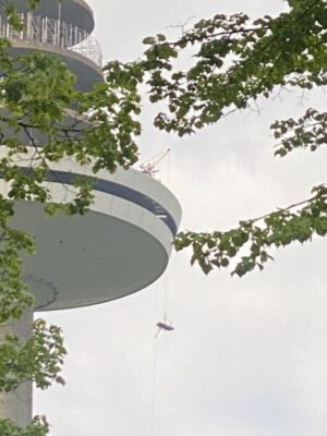Seile am Fernsehturm Kiel