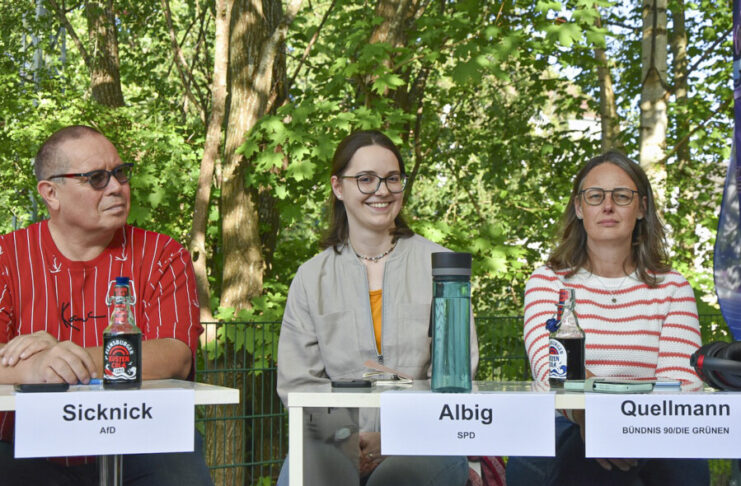 OBR diskutiert über Jugendthemen Hannah Albig und Kerstin Quellmann