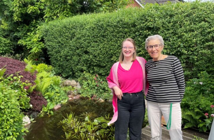 Wohnen für Hilfe: Melissa Peters und Frau Dr. Gisela von Ondarza