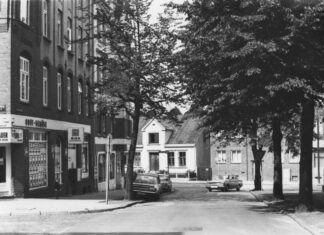 Hassee vor 50 Jahren: Danewerkstraße, Ecke Rendsburger Landstraße in Hassee