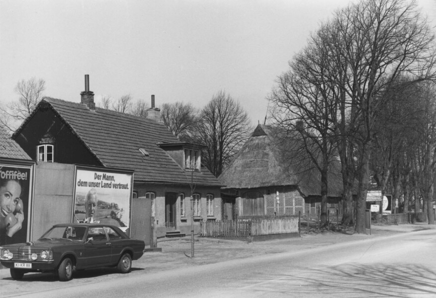 Hassee vor 50 Jahren: Wohnhäuser an der Hamburger Chaussee 170 und 176 in Hassee