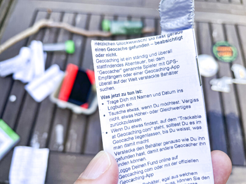 Logbuch Geocaching Kronshagen