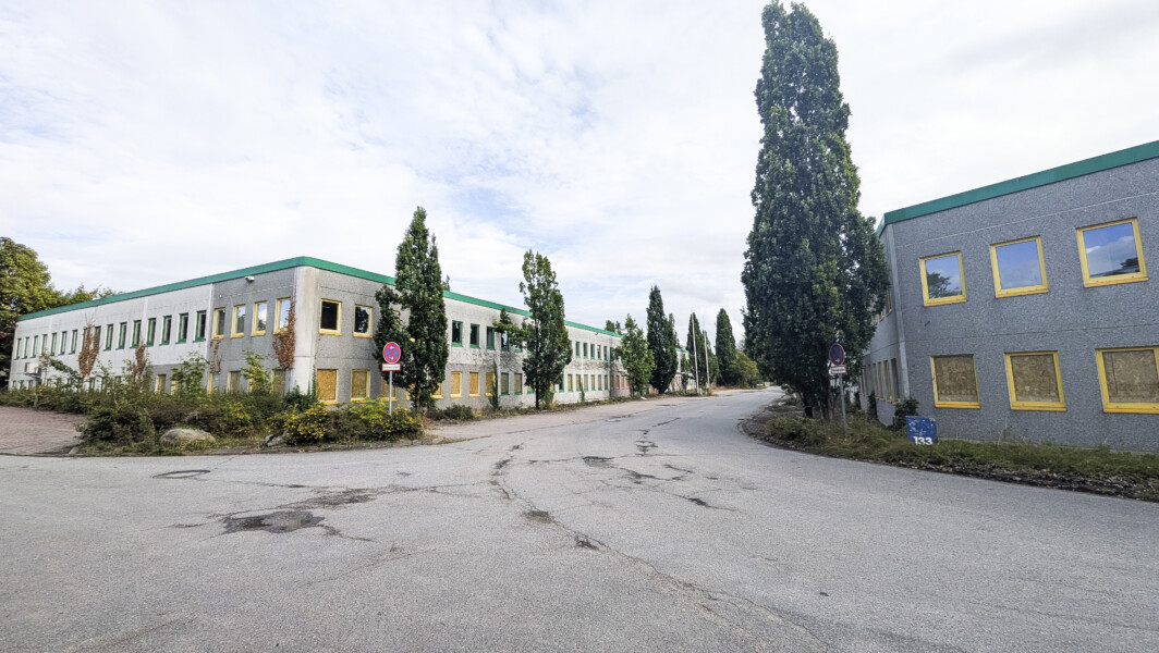 Foto der geplanten Flüchtlingsunterkunft am Speckenbeker Weg in Kiel OBR Hassee/Vieburg Jugendbeteiligung