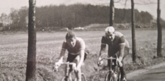 Rainer Podlesch dankt seinem Kieler Radsport-Mentor Dieter Haushahn Rainer Podlesch und Dieter Haushahn beim Training.
