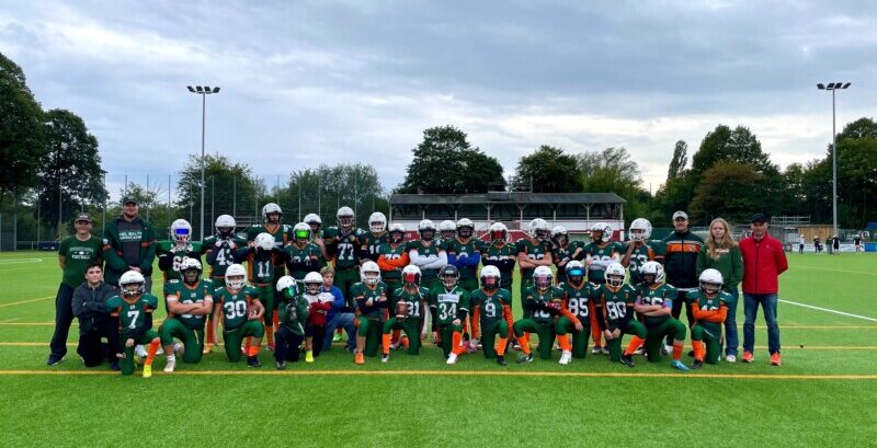 Gruppenbild Die U13 der Baltic Hurricanes 