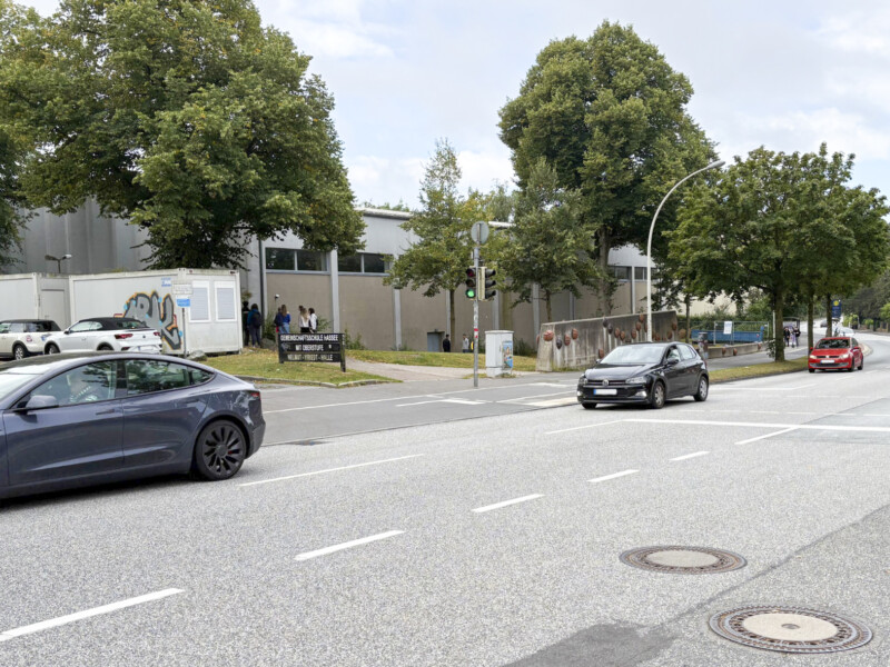 Ortsbeirat Hassee/Vieburg: Rendsburger Landstraße an der Gemeinschaftsschule Hassee